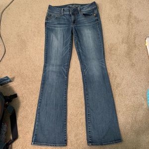 American Eagle kick boot super stretch jeans
